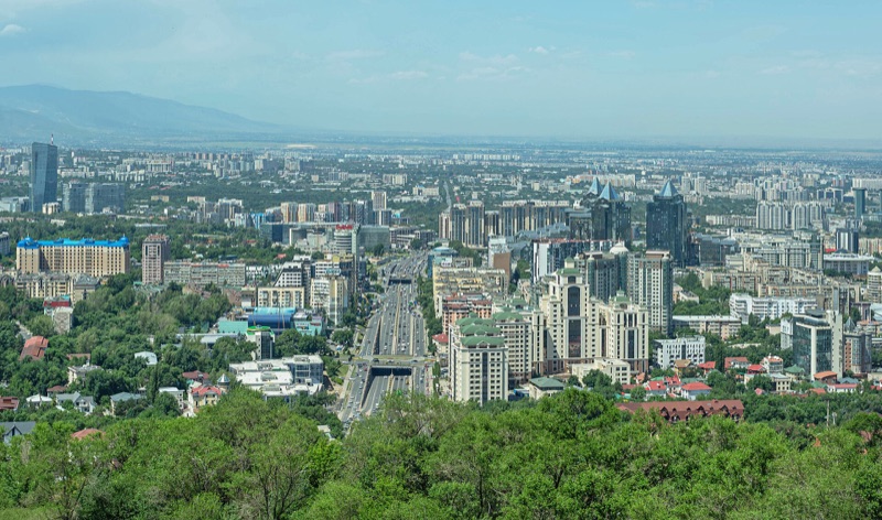 Ałmaty, widok ogólny